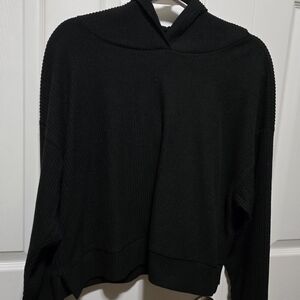 For The Republic Black Cowl Neck Sweater